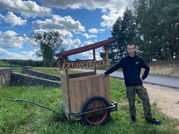 17-latek postawił kartoflomat na Podlasiu. W kilka godzin sprzedaje 90 kg
