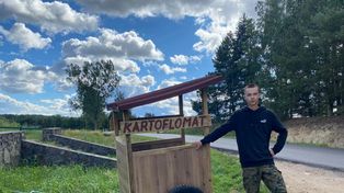 17-latek postawił kartoflomat na Podlasiu. W kilka godzin sprzedaje 90 kg