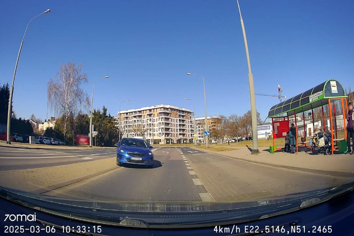 Kierowca kii jechał pod prąd na ul. Wojciechowskiej w Lublinie