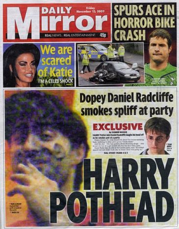 Radcliffe pali marihuanę!