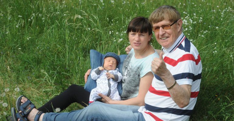 Andrzej Słupecki z rodziną/Facebook.com