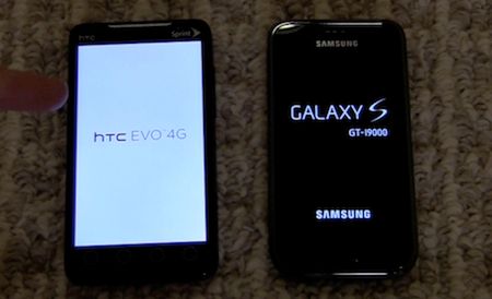 Samsung Galaxy S czy HTC EVO 4G - krótkie porównanie szybkości [wideo]