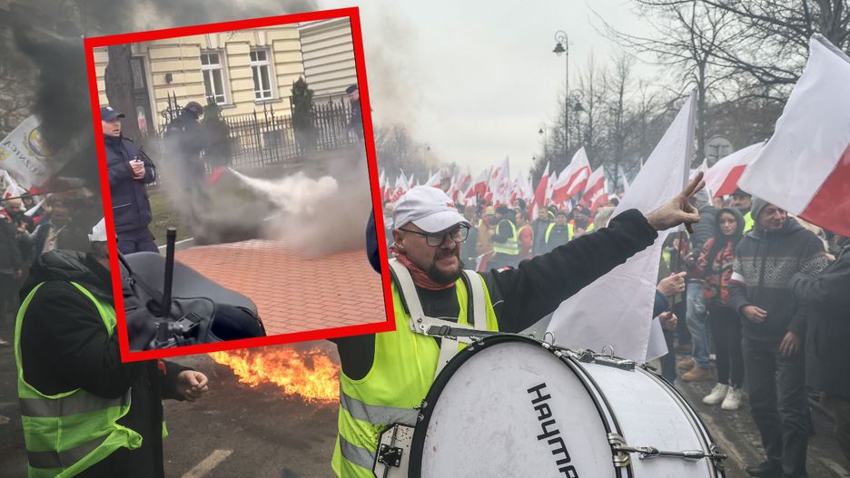 Protest rolników w Warszawie