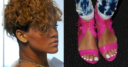 NOWA FRYZURA (i buty) RIHANNY! (Zdjęcia!)