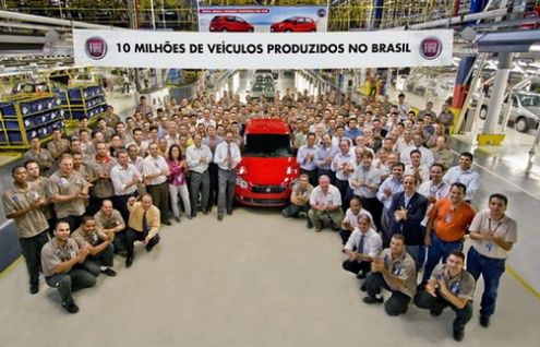 10 milionów Fiatów wyprodukowanych w Brazylii