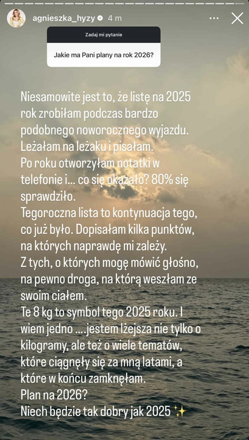 Agnieszka Hyży o metamorfozie