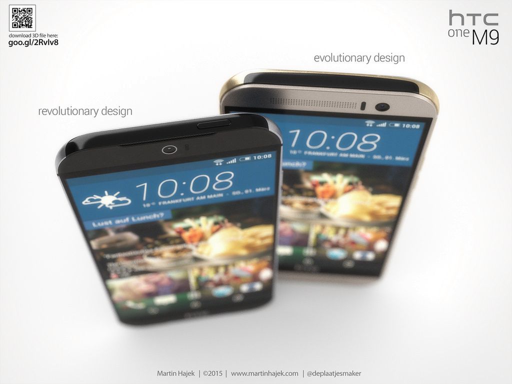 HTC One M9 z plotek vs HTC One M9 z reklam - porównanie designu 11