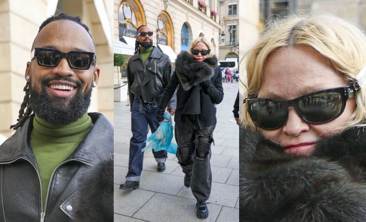Madonna i Akeem Morris spacerują po Paryżu