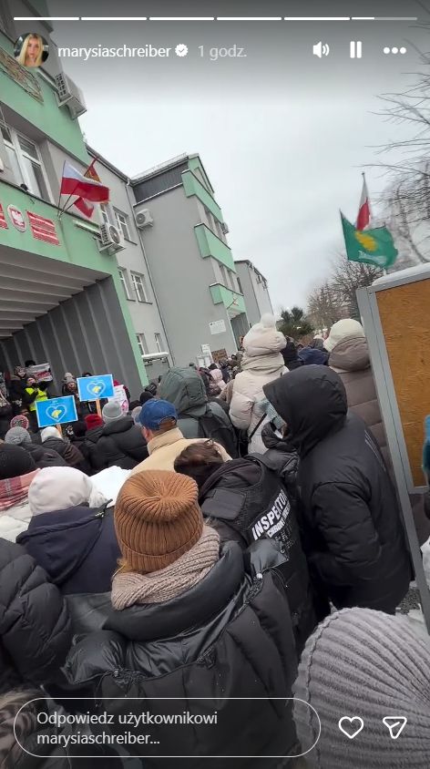 Marianna Schreiber poszła na protest
