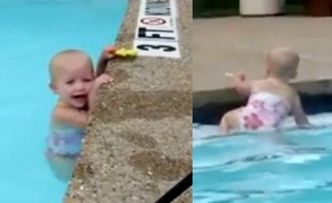 To dziecko pływa jak dorosły!