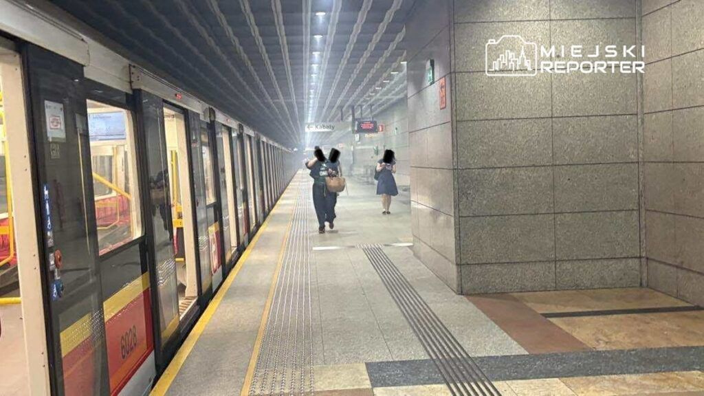 Warszawa: Zadymienie na stacji Młociny. Trasa metra czasowo skrócona