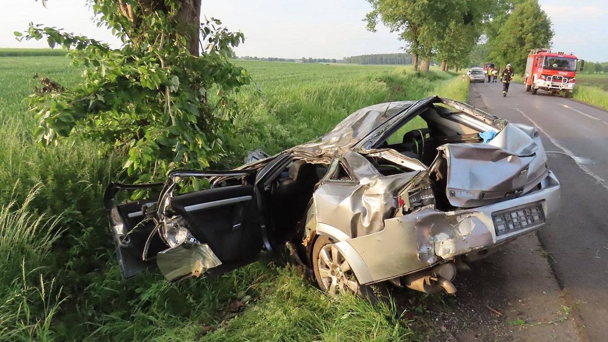 Groźny wypadek w woj. kujawsko-pomorskim
