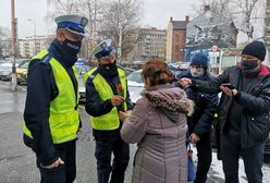 Bielsko-Biała. Młodzi Panowie wsparli policję. Akcja dla bezpieczeństwa pieszych