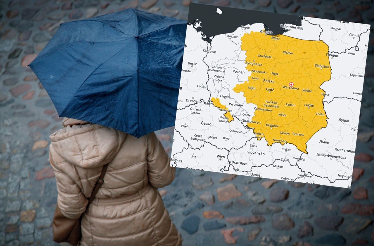 Pogoda. Front nad Polską. Ostrzeżenia IMGW w 13 regionach