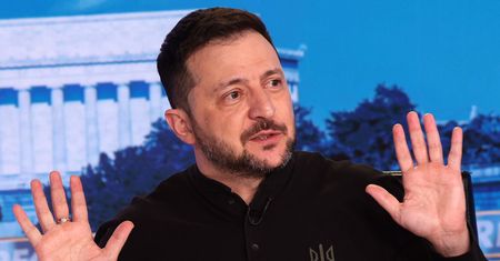 Zełenski z zawartymi składnikami. Wyciągnąć rękę do USA?