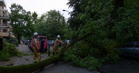 75 interwencji PSP. Burze najmocniej dawały się we znaki w tym regionie