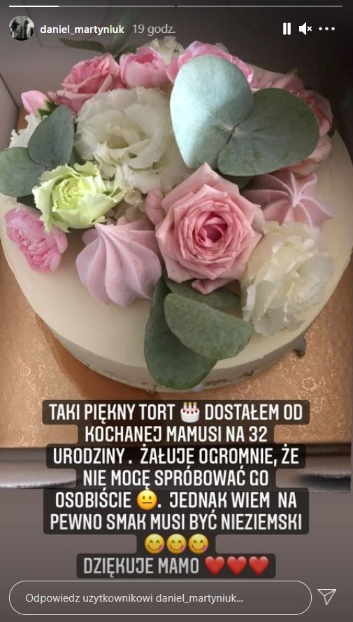 Tort dla Daniela Martyniuka od jego mamy