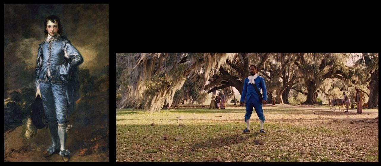 "Blue Boy"  Thomas Gainsborough (1770), "Django" Quentin Tarantino (2012)