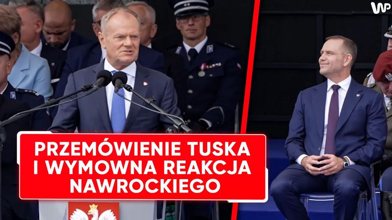 Tusk uderzył w prezydenta. Kamery nagrały reakcję Nawrockiego