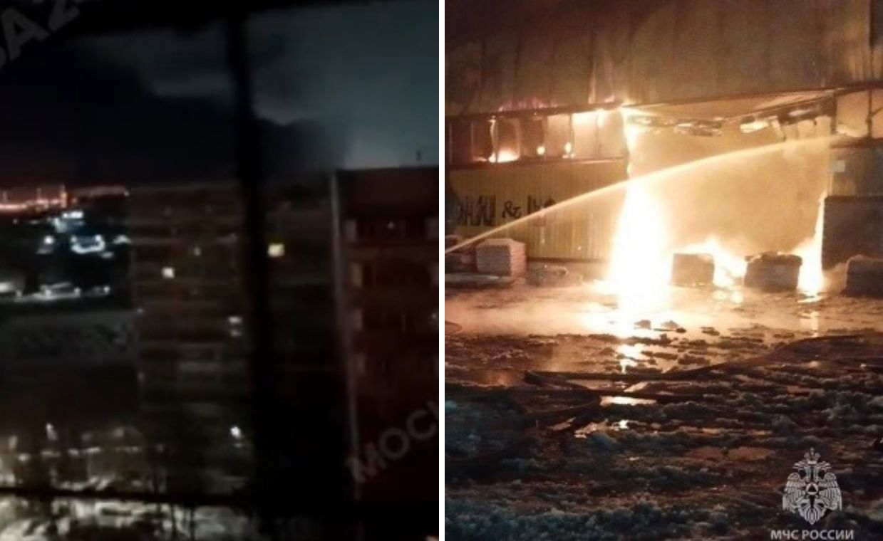 Łuna nad Moskwą. Wielki pożar całego kompleksu