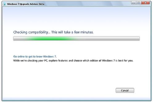 Microsoft udostępnił Windows 7 Upgrade Advisora w wersji beta 2
