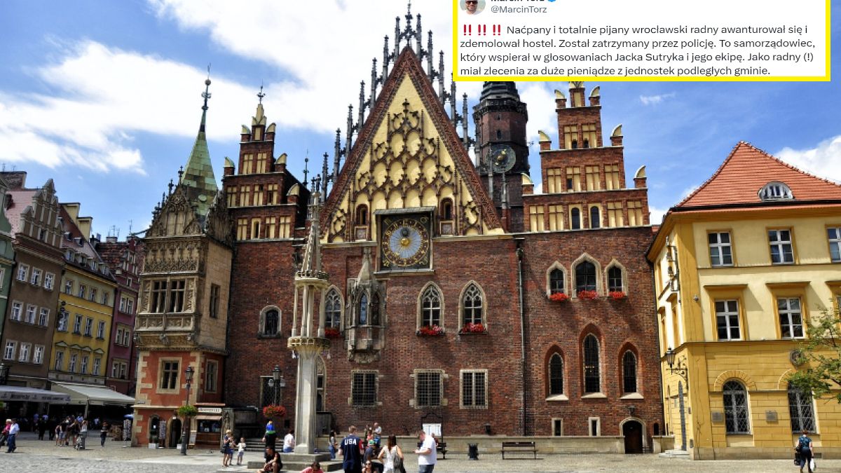 Wrocławski radny zatrzymany przez policję