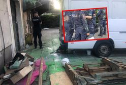 Anarchiści zajęli pustostan. Wylali na mundurowych farbę i fekalia