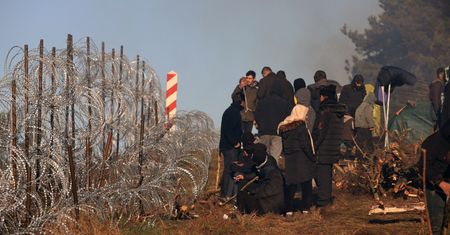 Duża grupa migrantów próbowała przekroczyć granicę. Zostali zatrzymani