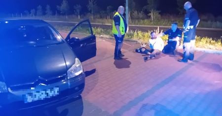 Nie zatrzymał się do kontroli i próbował przejechać policjanta. Miał wiele na sumieniu