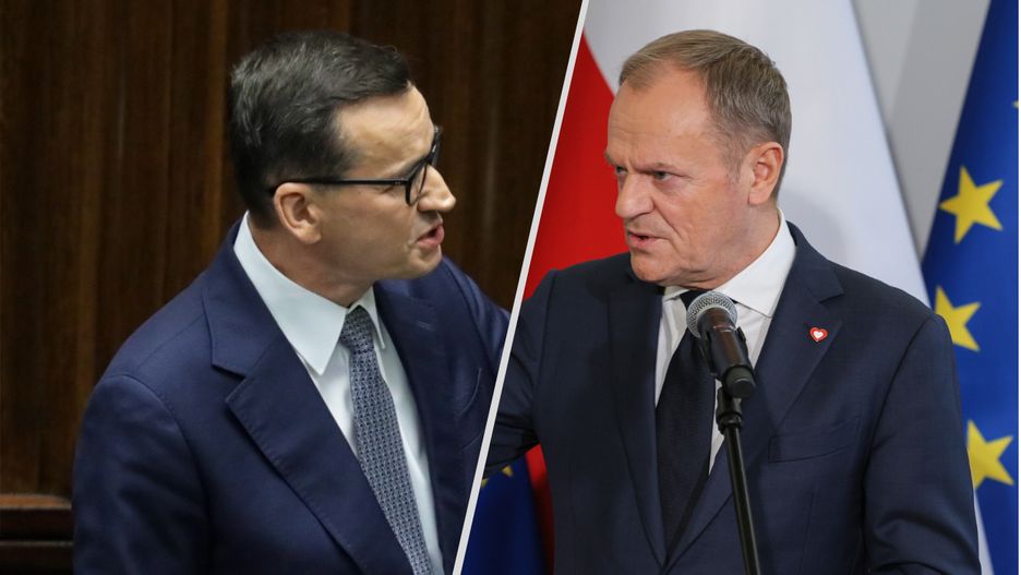 Mateusz Morawiecki i Donald Tusk