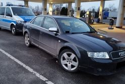 Pijany przyjechał na stację paliw. W audi miał otwartą puszkę z piwem