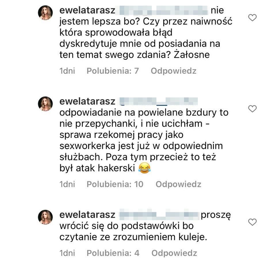 Dyskusja z Eweliną Taraszkiewicz