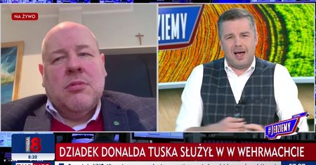 W TVP Info wspomniano o dziadku Tuska. "Paskowy" zareagował błyskawicznie