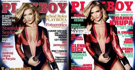 Krupa w polskim "Playboyu"! (TA SAMA OKŁADKA!)