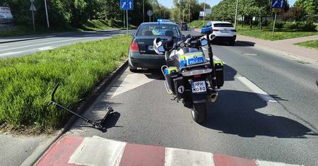 Potrącenie 15-latka na hulajnodze