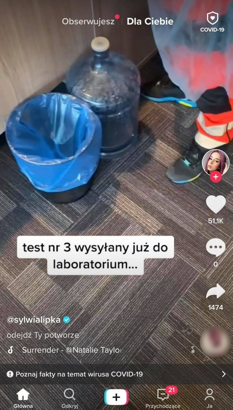 Sylwia Lipka ma koronawirusa!