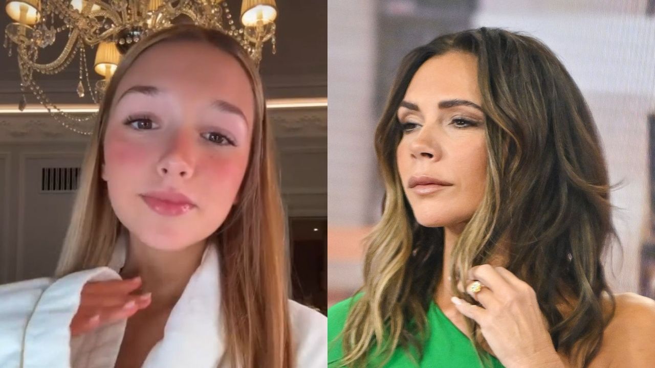 Harper Beckham impresses with luxury makeup skills at 13