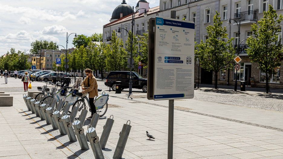 Do dyspozycji użytkowników dwóch kółek na terenie Białegostoku jest 55 stacji rowerowych a na nich 550 rowerów