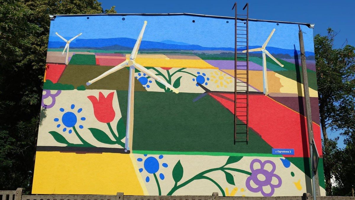 Murale z wiatrem w tle: sztuka i transformacja Wielkopolski Wschodniej
