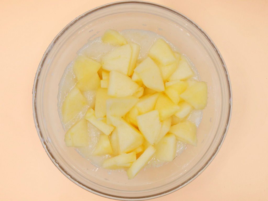 Bananowe placki z jabłkiem przepis