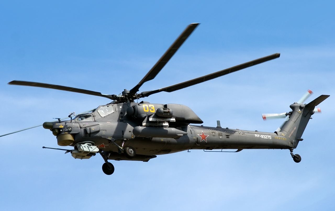 Spadł Mi-28. Rosyjski śmigłowiec spłonął w Afryce