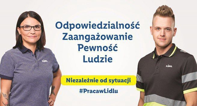 Odpowiedzialność, zaangażowanie, pewność, ludzie w nowej kampanii Lidla