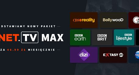 Gonet.TV z nowym pakietem Max. 139 kanałów za 46,99 zł