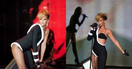 Rihanna... BEZ RĘKAWA I NOGAWKI! (Zdjęcia)