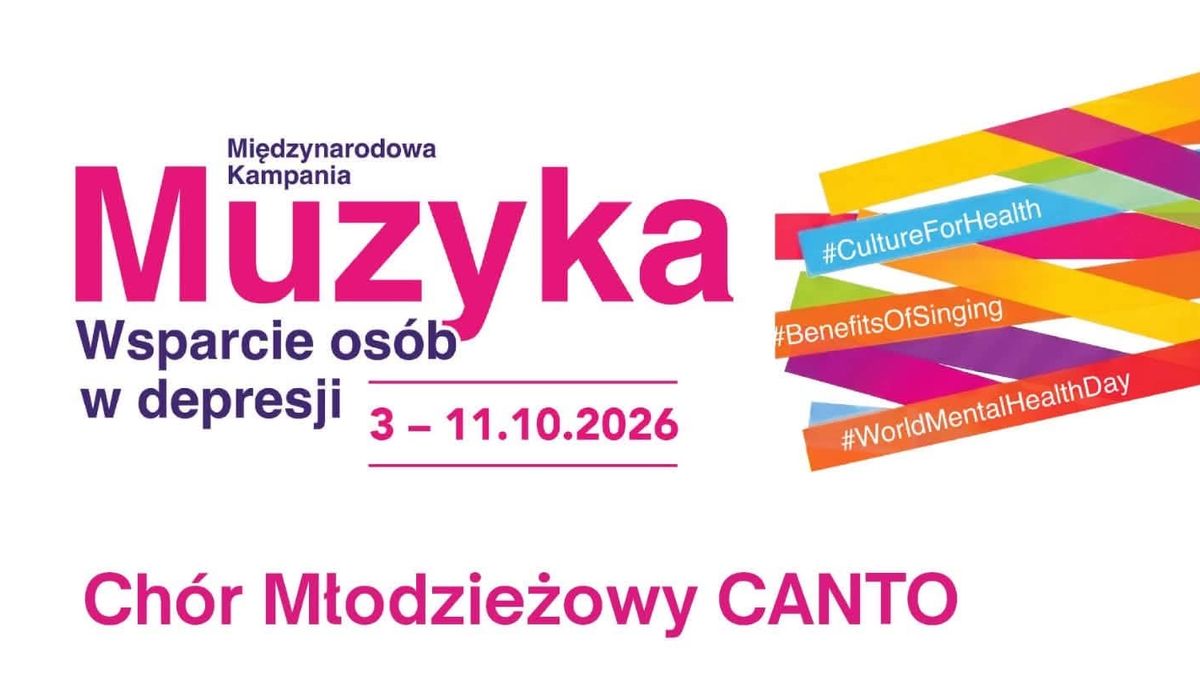 Chór Canto w akcji Muzyka – wsparcie osób w depresji