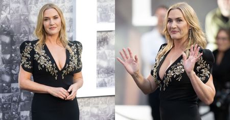 Dawno niewidziana Kate Winslet OLŚNIEWA na premierze filmu. Aktorka pozostaje wierna naturalności (ZDJĘCIA)