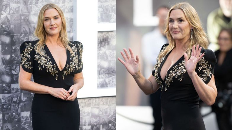 Dawno niewidziana Kate Winslet OLŚNIEWA na premierze filmu. Aktorka pozostaje wierna naturalności (ZDJĘCIA)