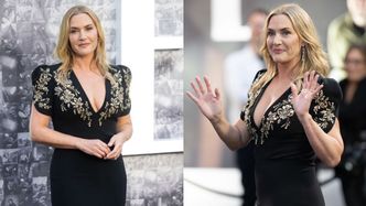 Dawno niewidziana Kate Winslet OLŚNIEWA na premierze filmu. Aktorka pozostaje wierna naturalności (ZDJĘCIA)