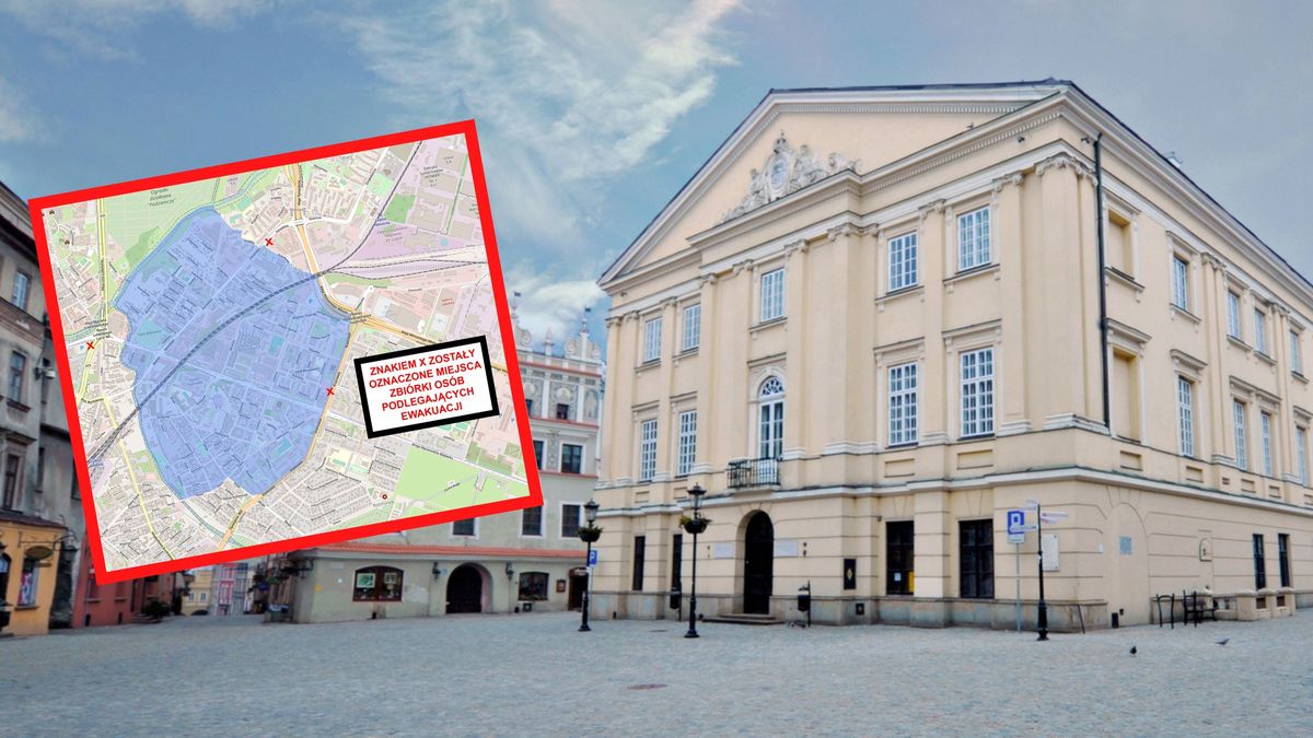 Ewakuacja w Lublinie