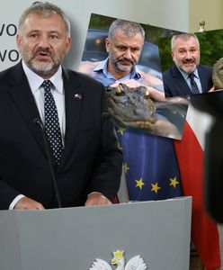 Waldemar Żurek i krokodyl. Kuriozalny materiał w Telewizji Republika